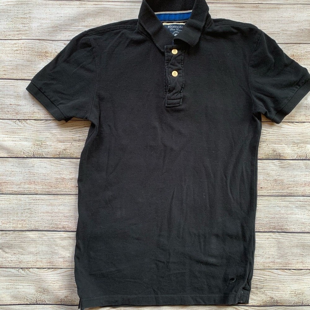 BLUENOTES | Black Polo Shirt Men’s Extra Small